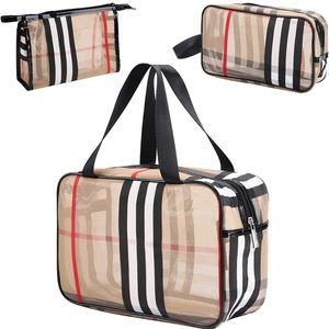 3 Pack Makeup Bag, Travel Cosmetic Bag, Toiletry Bag Portable Organizer Storage
